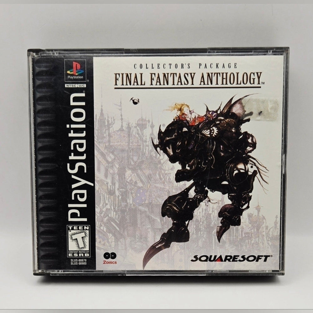 Final Fantasy Anthology PS1 Complete CIB 2 Disc RPG Collector Game